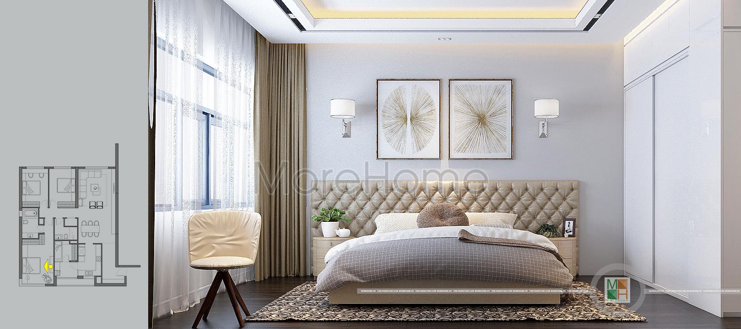 Thi công phòng khách sạn 3 sao đẹp 